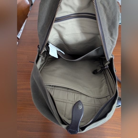 New Filson Journeyman Backpack Otter Green - Picture 5 of 6